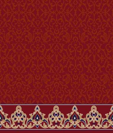 Saflı Akrilik Cami Halısı S126BORDO