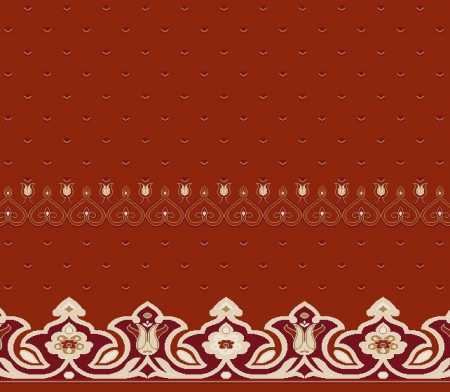 Saflı Akrilik Cami Halısı S141KIREMIT