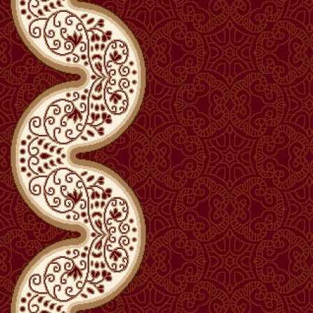 8230A Koyu Bordo Saflı Cami Halısı