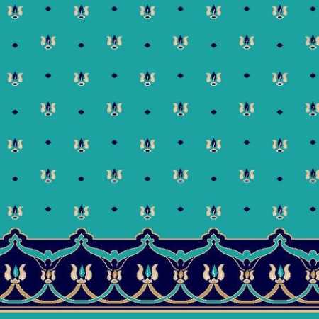 C045A Z.Mavi Saflı Cami Halısı