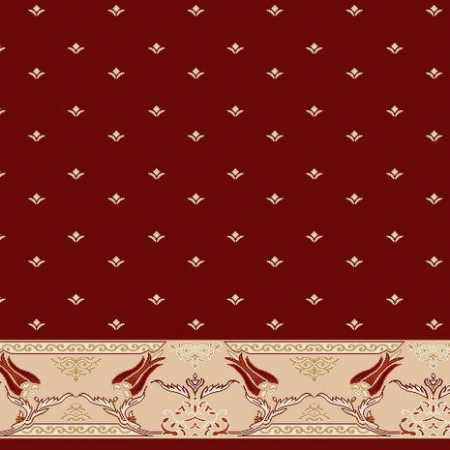 C082A Bordo Saflı Cami Halısı