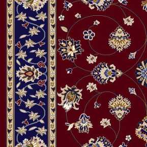 8099A Koyu Bordo Saflı Cami Halısı