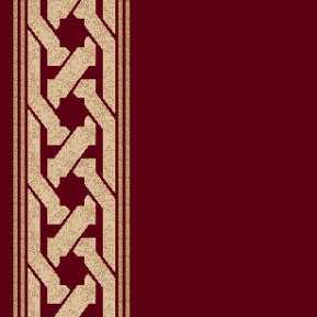 8089A Koyu Bordo Saflı Cami Halısı