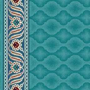 8402A Açık Turkuaz Saflı Cami Halısı