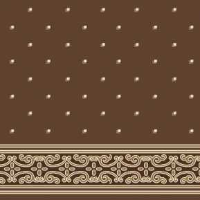 Çelebizade Açelya Saflı Cami Halısı Kahverengi