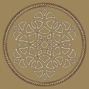 Çelebizade Salkım Göbekli Cami Halısı Bej