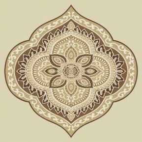 Çelebizade Sarmaşık Göbekli Cami Halısı Bej