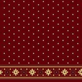 Çelebizade Sardunya Saflı Cami Halısı Bordo