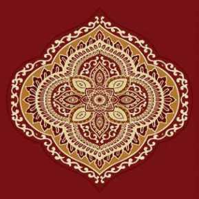 Çelebizade Sarmaşık Göbekli Cami Halısı Bordo