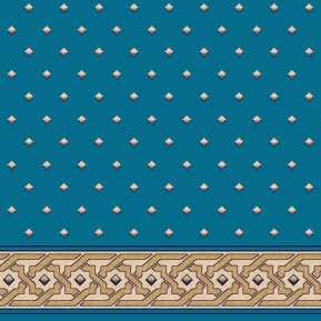 Vipol C021A K.Mavi Saflı Cami Halısı