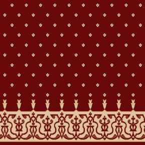 C023A Bordo Saflı Cami Halısı