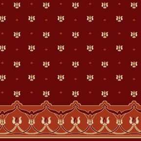 C045A Bordo Saflı Cami Halısı
