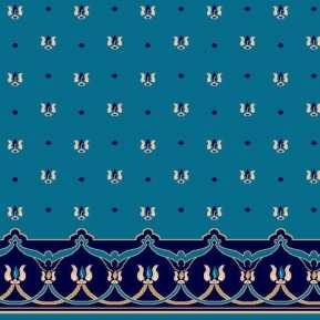 C045A K.Mavi Saflı Cami Halısı