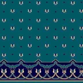 C045A P.Mavi Saflı Cami Halısı