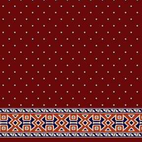 C051A Bordo Saflı Cami Halısı