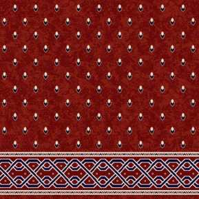 C053A Bordo Saflı Cami Halısı