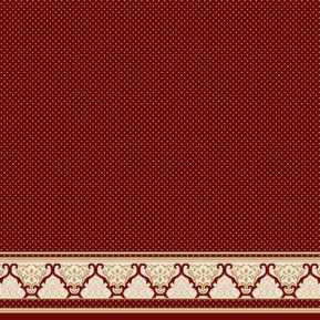 C066A Bordo Saflı Cami Halısı