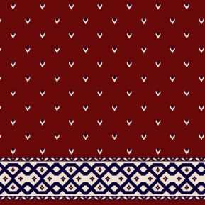 C085A Bordo Saflı Cami Halısı