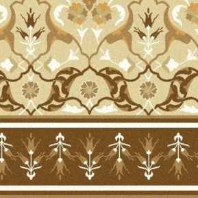 Bej Desenli Saflı Cami Halısı