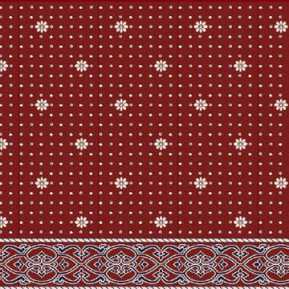 Bordo Saflı Cami Halısı 019