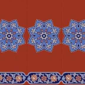 Bordo Saflı Cami Halısı 020