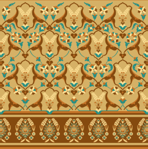 Turkflex CH13 Desenli Saflı Cami Halısı