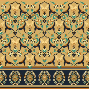 Turkflex CH4 Desenli Saflı Cami Halısı