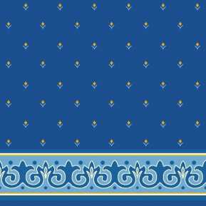Çelebizade Erguvan Saflı Cami Halısı Mavi