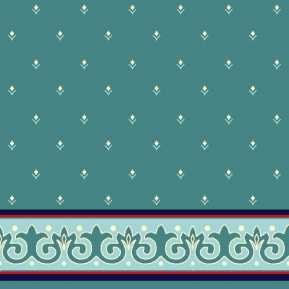 Çelebizade Erguvan Saflı Cami Halısı Turkuaz