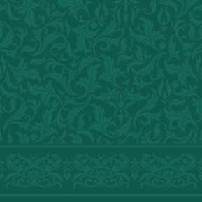 Çelebizade Fulya Saflı Cami Halısı Yeşil