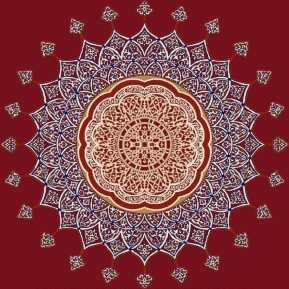 Myfloor G103-Bordo Göbekli Cami Halısı