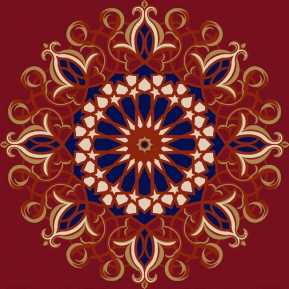 Myfloor G116-Bordo Göbekli Cami Halısı