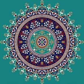 Myfloor G104-Çini Göbekli Cami Halısı