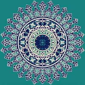 Myfloor G117-Çini Göbekli Cami Halısı