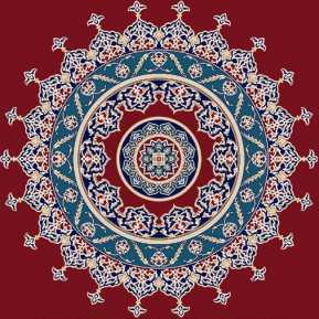 Myfloor G117-Bordo Göbekli Cami Halısı