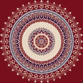 Myfloor G108-Bordo Göbekli Cami Halısı