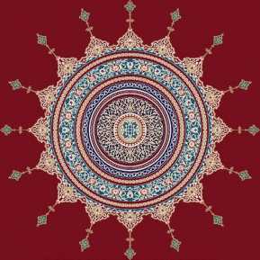 Myfloor G106-Bordo Göbekli Cami Halısı