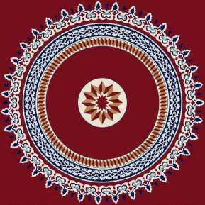 Myfloor G111-Bordo Göbekli Cami Halısı