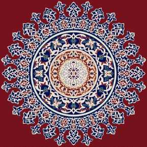 Myfloor G117-Bordo Göbekli Cami Halısı