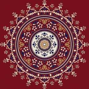 Myfloor G104-Bordo Göbekli Cami Halısı