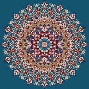 Myfloor G102-Koyu Mavi Göbekli Cami Halısı