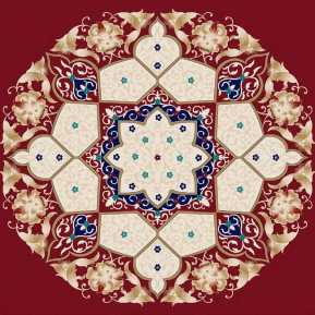 Myfloor G115-Bordo Göbekli Cami Halısı