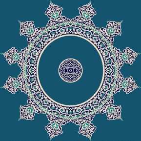 Myfloor G114-Koyu Mavi Göbekli Cami Halısı