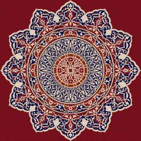 Myfloor G101-Bordo Göbekli Cami Halısı