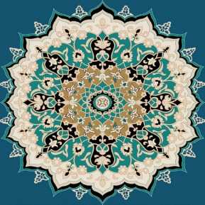 Göbekli Akrilik Cami Halısı G112KOYUMAVI