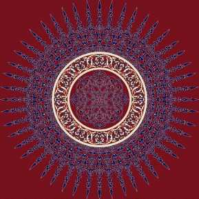 Göbekli Akrilik Cami Halısı G113BORDO