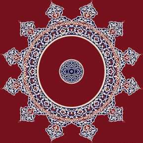 Göbekli Akrilik Cami Halısı G114BORDO