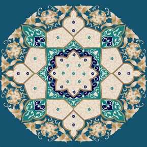 Göbekli Akrilik Cami Halısı G115KOYUMAVI