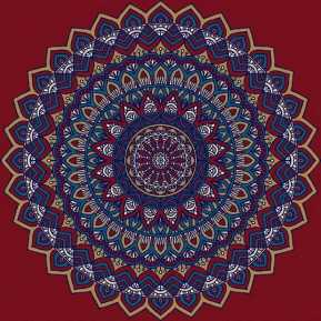  Göbekli Akrilik Cami Halısı G120BORDO