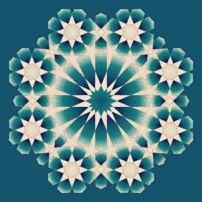 Göbekli Akrilik Cami Halısı G121KOYUMAVI